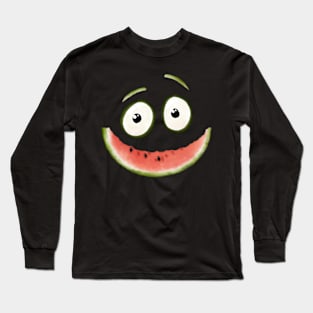 Watermelon face Long Sleeve T-Shirt